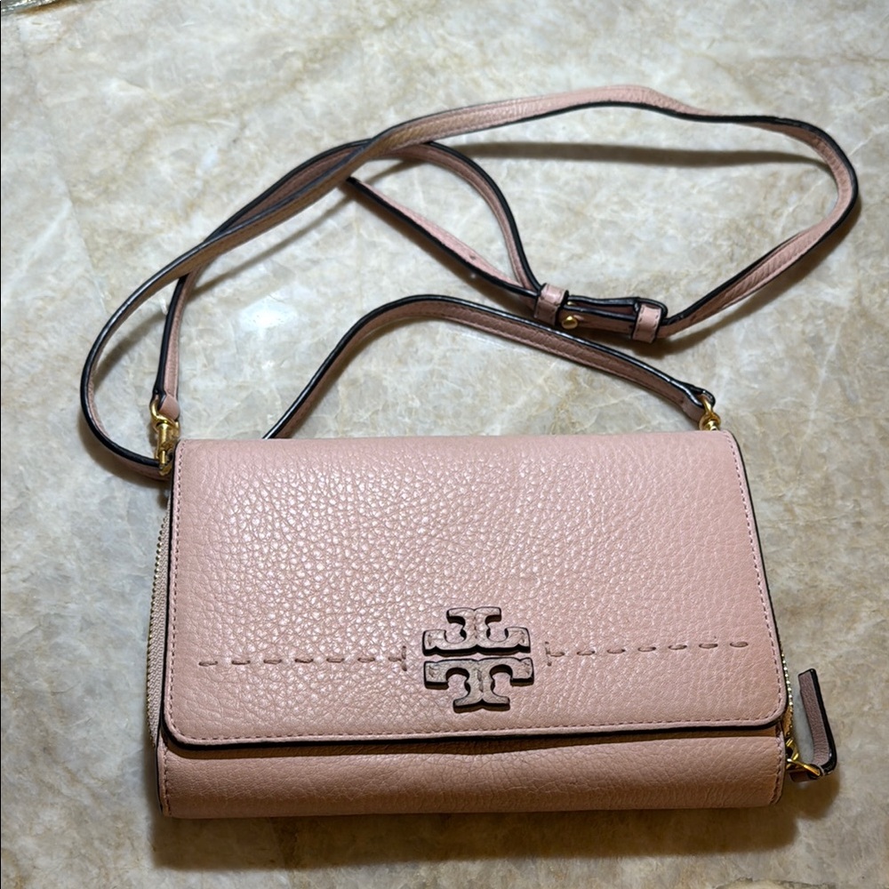 Tory Burch Blush Pink Crossbody Bag